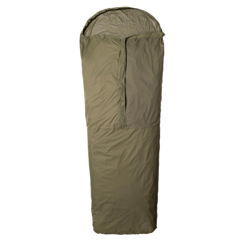 Sacca di bivvi snugpak a mezza lunghezza con cerniera anteriore saggio a pelo resistente all'oliva