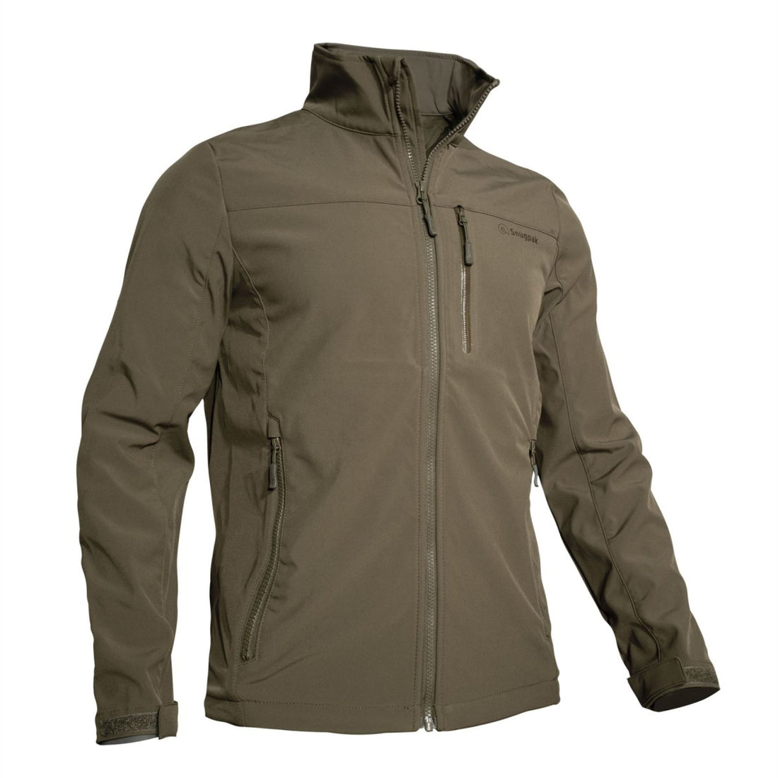 Giacca Snugpak Cyclone Softshell Traspirante Resistente all'acqua per esterni Oliva