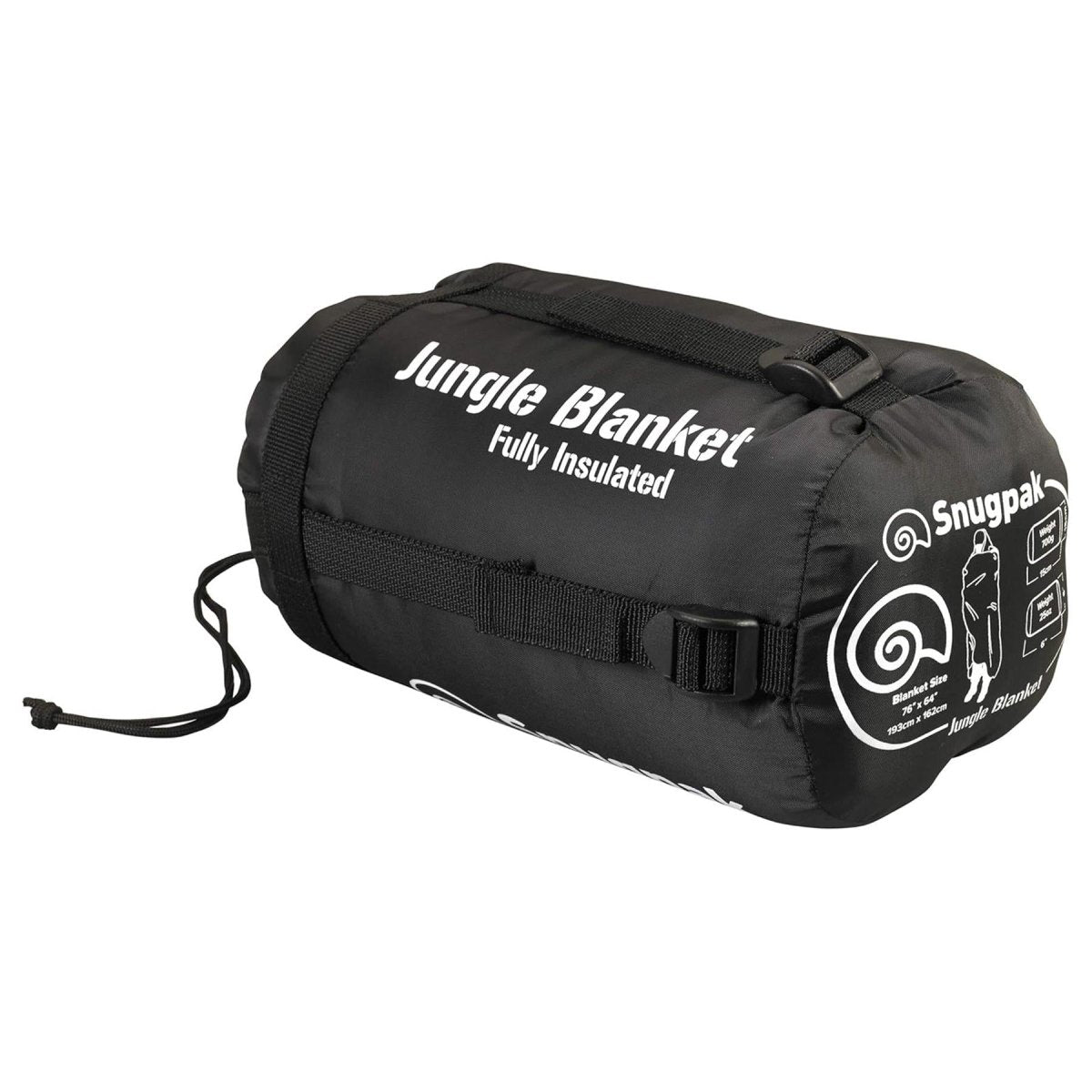 Snugpak Isolati Black Black Airpido anticonente Lightweigh