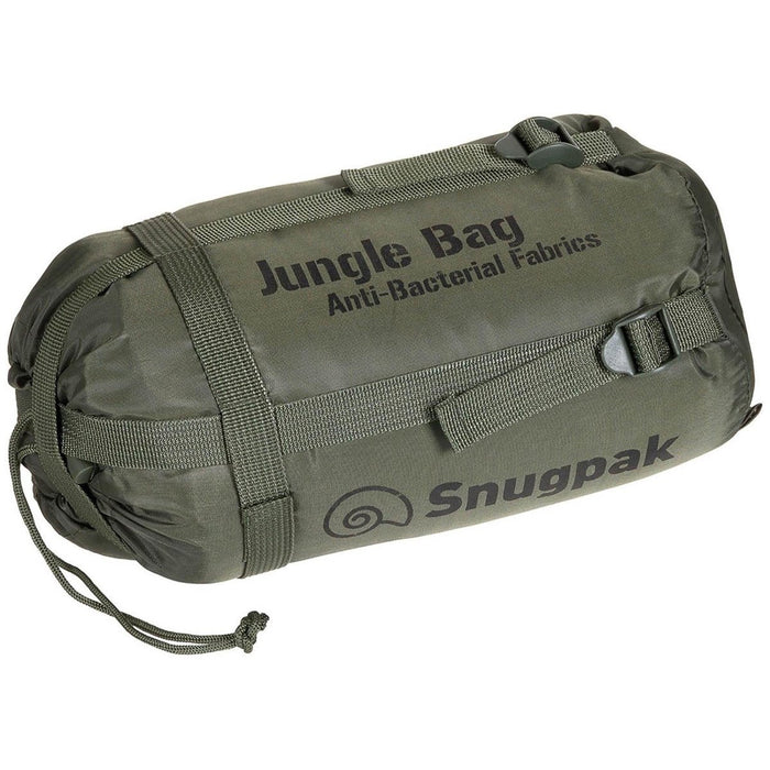 Sacco a pelo Snugpak 220 cm Sacco a compressione con zanzariera integrata Oliva - GoMilitar