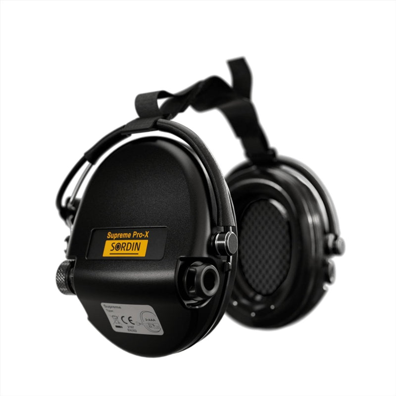 Sordin SUPREME PRO-X Electronic Hearing Protection 4 Audio Profiles Neckband