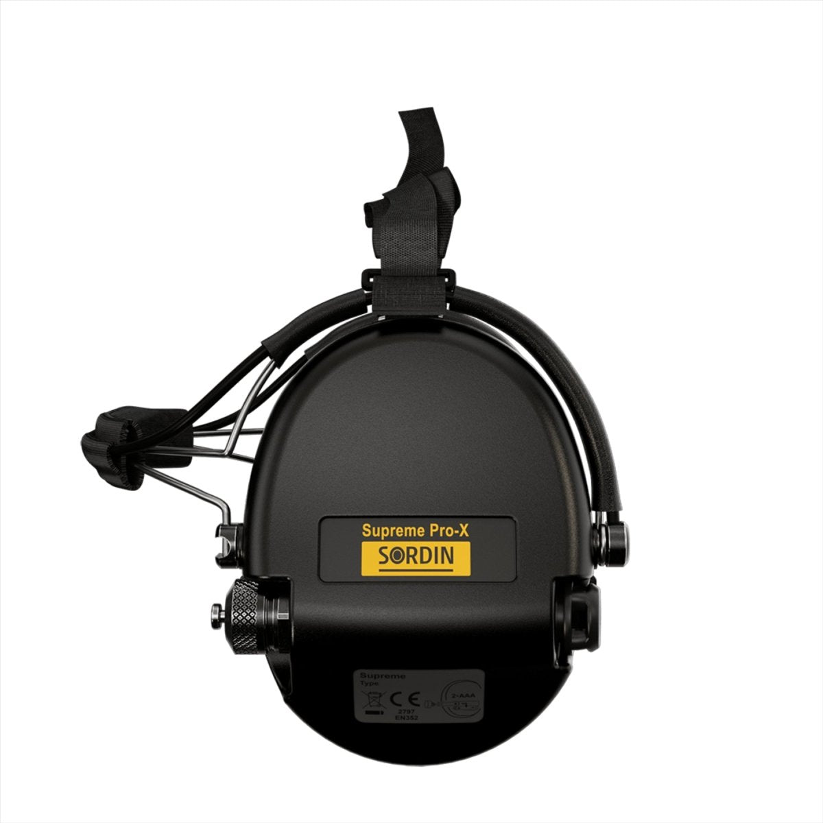 Cuffie antirumore elettroniche Sordin Supreme Pro-X Hear2 Active Neckband Gel nere