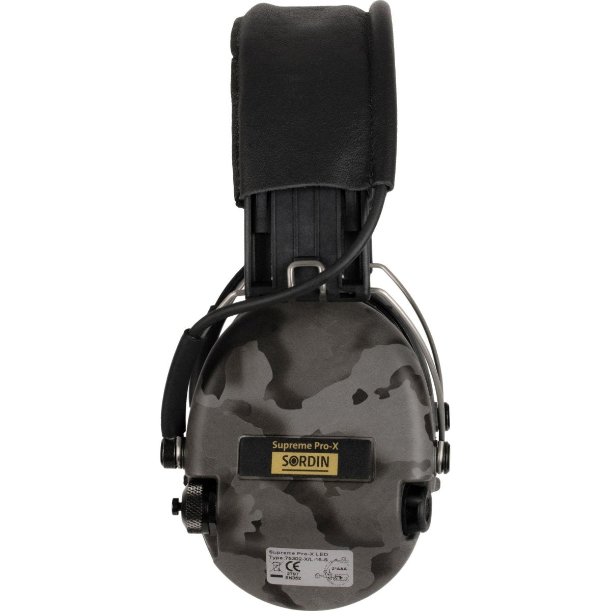 Sordin Supreme Pro X Hear2 LED Gel Protezione attiva dell'udito Night Camo