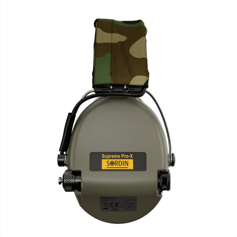 Sordin Supreme Pro-X Hearing Protection SordinHEAR2 4 Audio Profiles Woodland