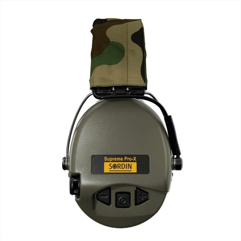 Sordin Supreme Pro-X Hearing Protection SordinHEAR2 4 Audio Profiles Woodland
