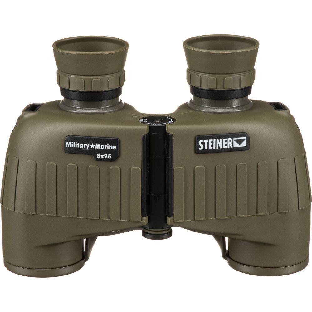 STEINER BINOCULAS MILITALE MARINE 8X25 Oliva Rugged Auto Focus Ottics