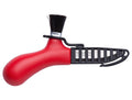 Coltello svedese Mora funghi che raccoglie in acciaio inossidabile vera spazzola da cavallo rossa