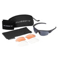 Swiss Eye Ballistic Shooting Glasses Templi gommati regolabili aerodinamici