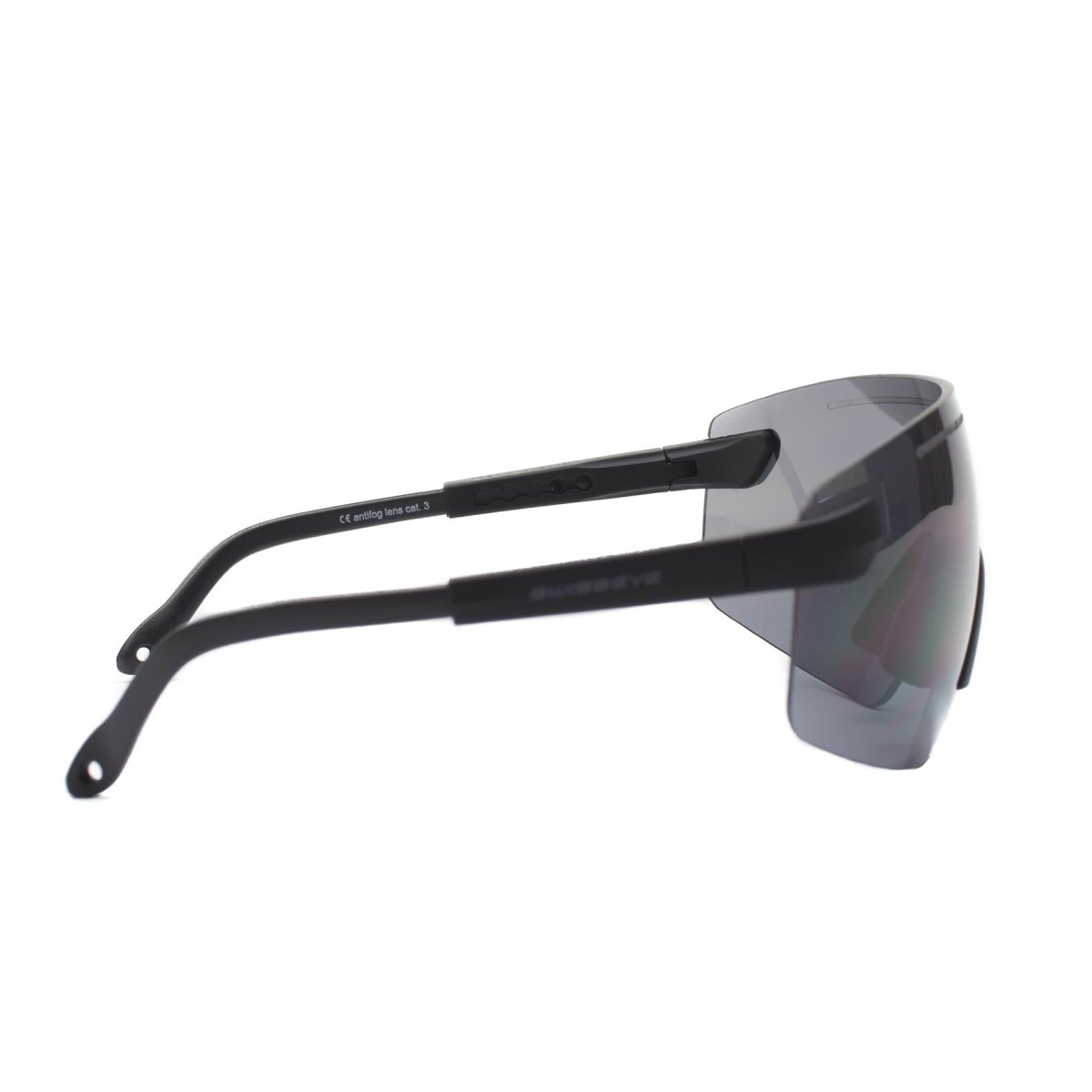 Swiss Eye Shooting Occolla di protezione per gli occhi larghi gli occhiali da lenti neri anti-Fog Uv400