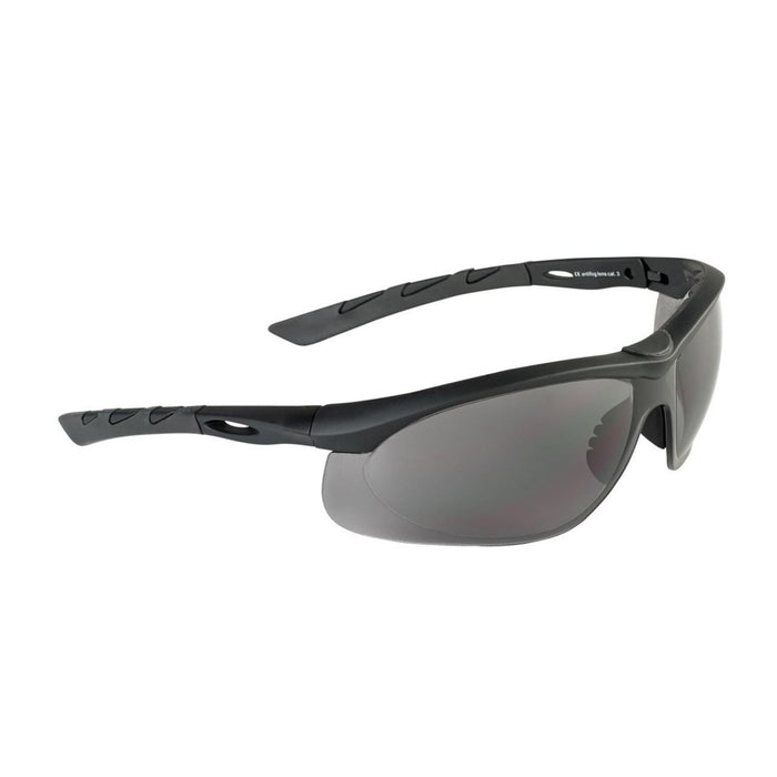 SWISS EYE Occhiali da tiro balistico tattico con ampie lenti colorate, protezione UV400 e rivestimento antiappannamento