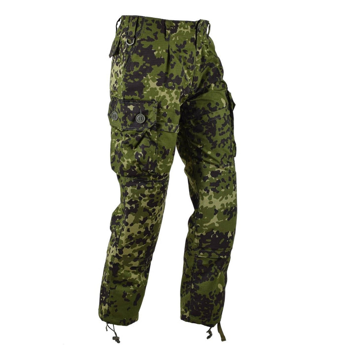 TACGEAR Pantaloni da combattimento cargo da campo in stile militare danese di marca M84 camo ripstop - GoMilitar