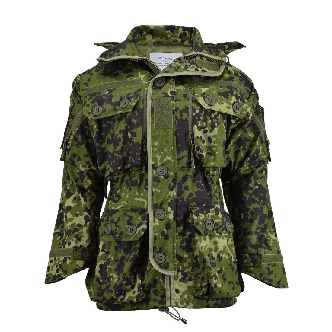 Tacgear Brand Danish MILITAL SMOK GIACCA RIPSTOP COMMANDO M84 CAMOUFFAGE