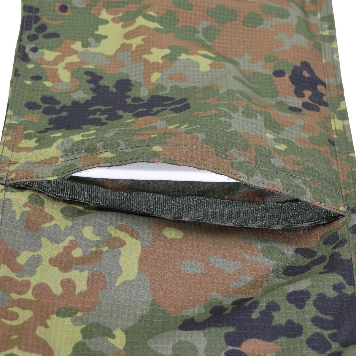 TACGEAR Pantaloni da combattimento cargo da campo stile esercito tedesco di marca flecktarn camo ripstop