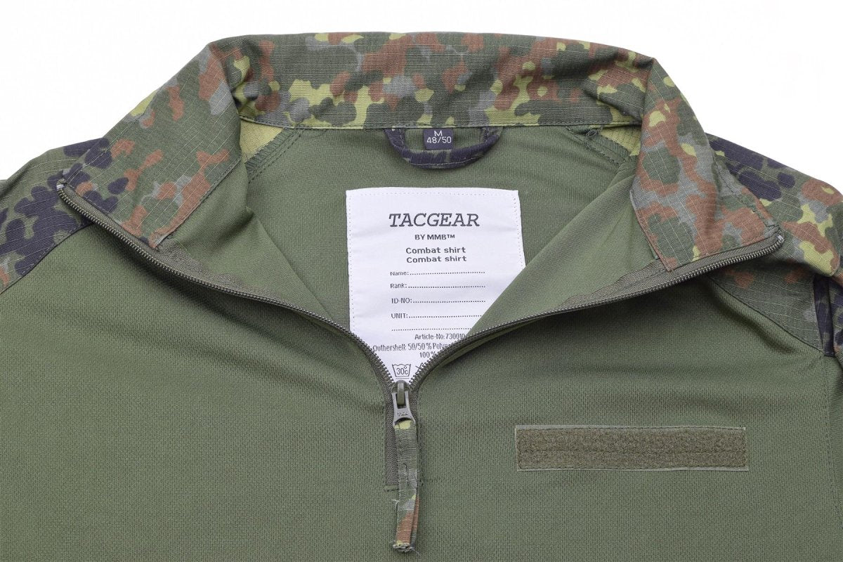 Marca tacgear camicie tedesche in stile esercito truppe biancheria intima flecktarn camo