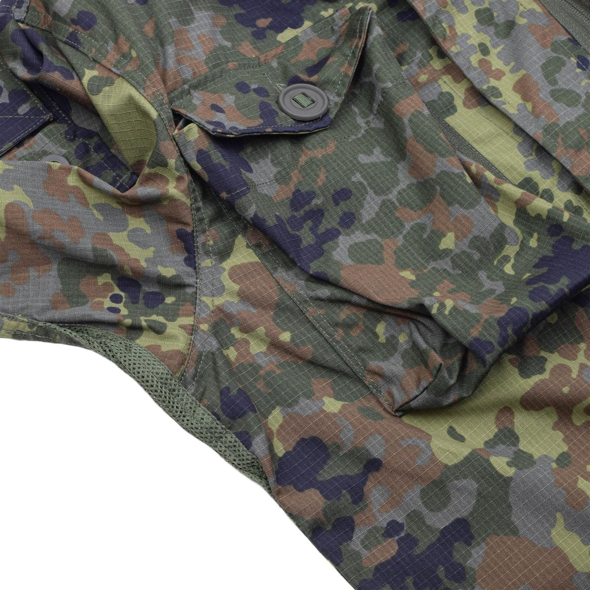 Tacgear marchio tedesco giacca da campo in stile militare truppe flecktarn camo