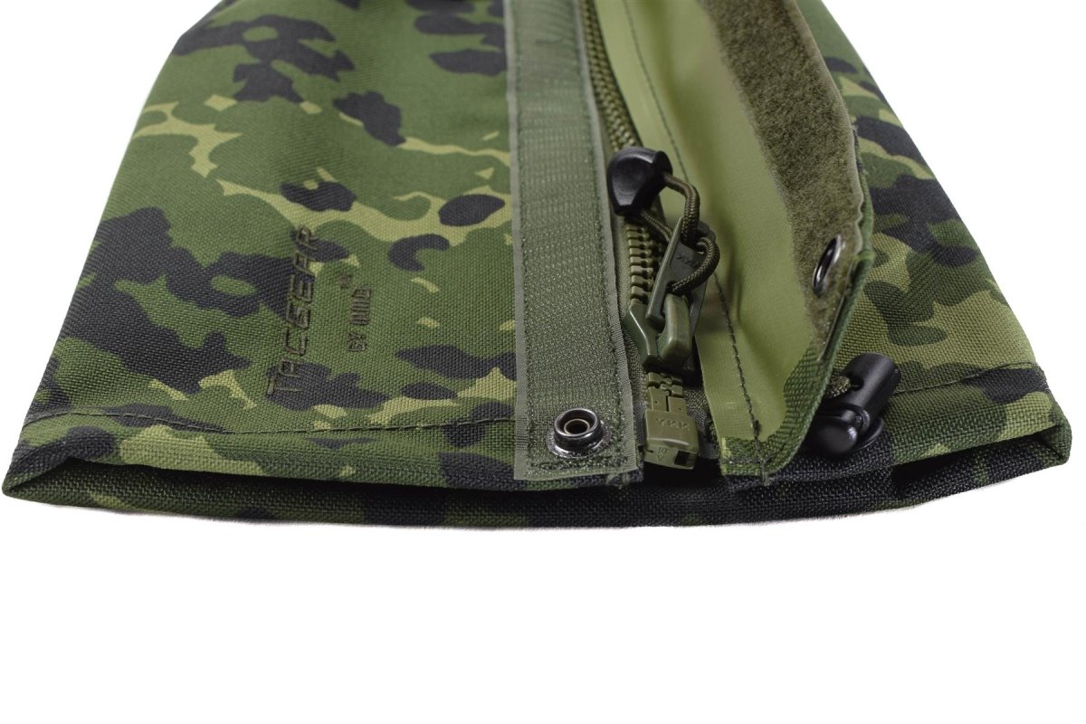 Ghette di gamba di marca tacgear danese m84 mimetico ganci metallici impermeabili nuovi
