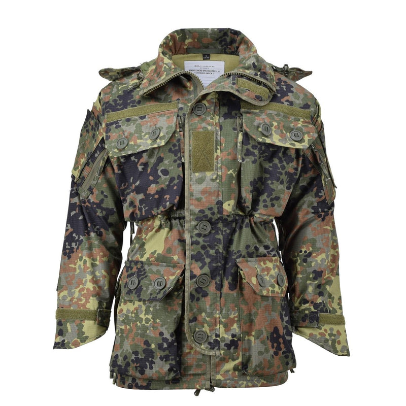 TACGEAR Brand Military style commando smock jacket full - zip ripstop flecktran - GoMilitar