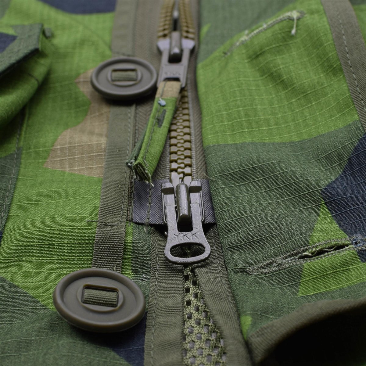 Tacgear Brand Military Style Ripstop Commando Smock Giacca Splinter Camo FullZip