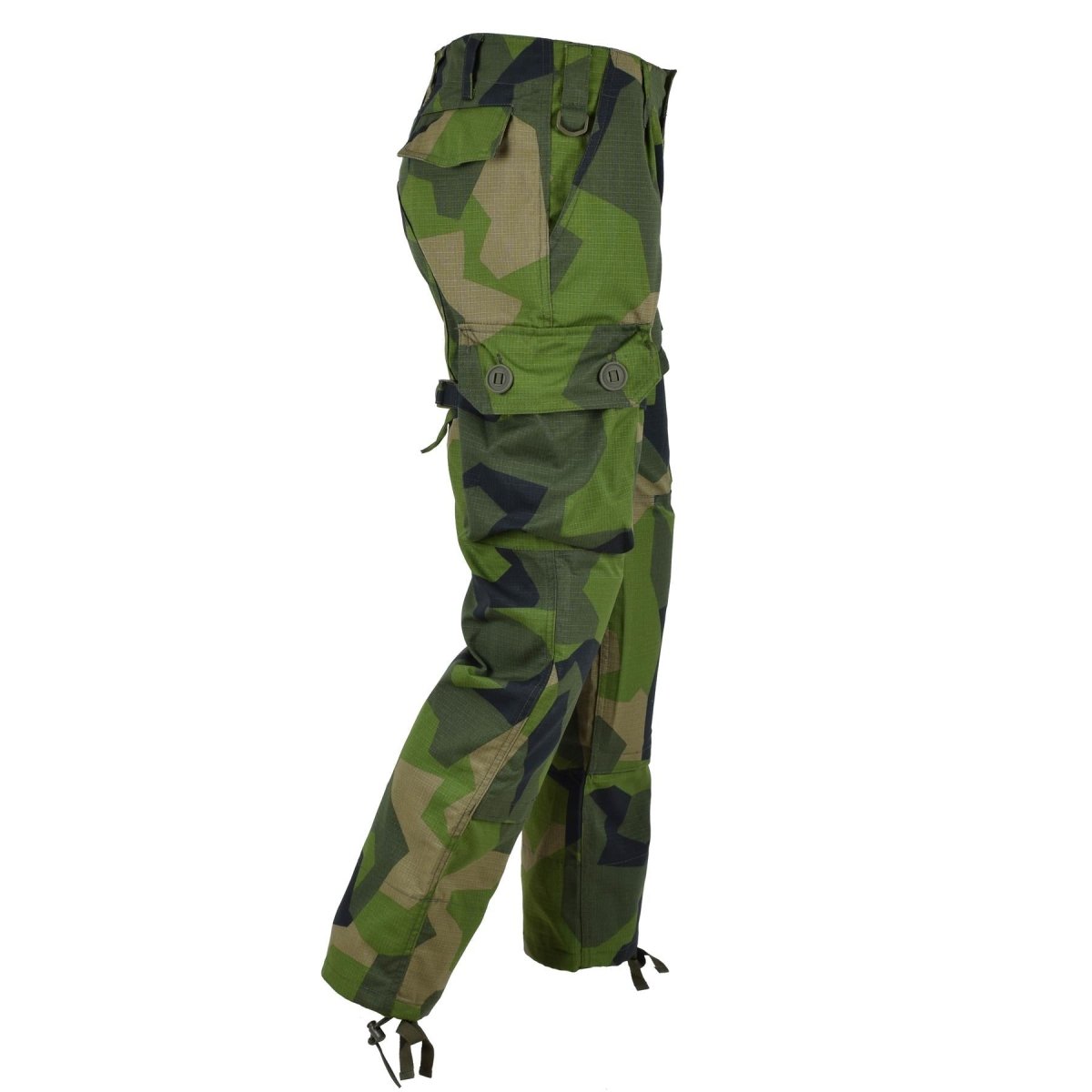 Pantaloni da combattimento in stile militare svedese tacgear Splinter Splinter Camo Cargo Ripstop