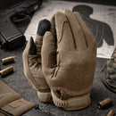 TAMREX Precise Tactical Gloves PU Leather Flexible Spandex Touchscreen Olive - GoMilitar
