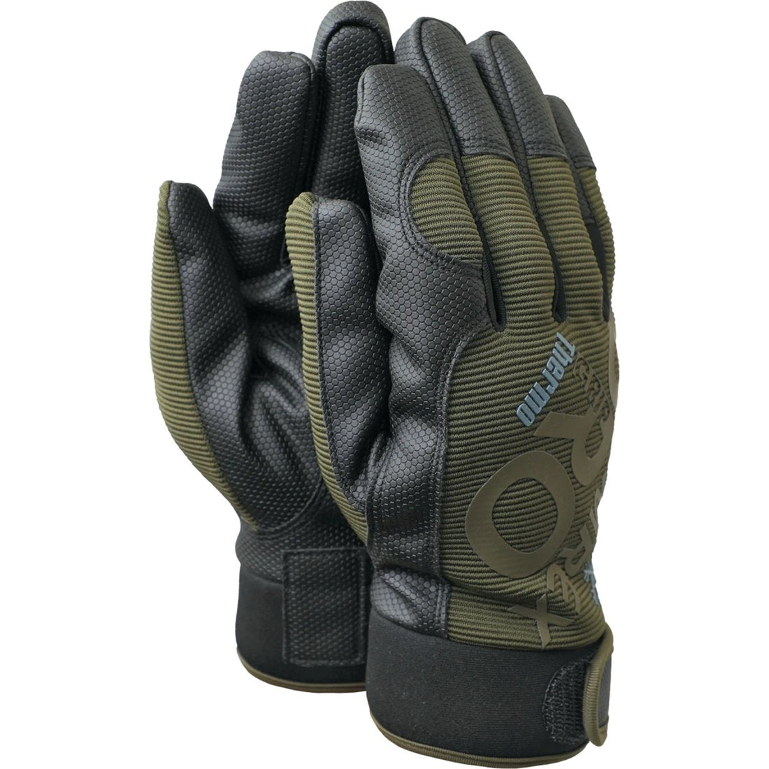 Guanti invernali TAMREX ProGrip Thermo HexaGrip palmo in pelle isolato oliva