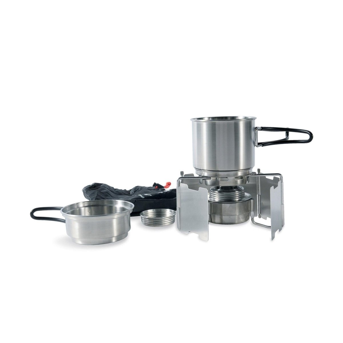 Tatonka Burner Burner Studio Imposta kit di cottura da esterno in acciaio inossidabile
