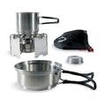 Tatonka Burner Burner Studio Imposta kit di cottura da esterno in acciaio inossidabile