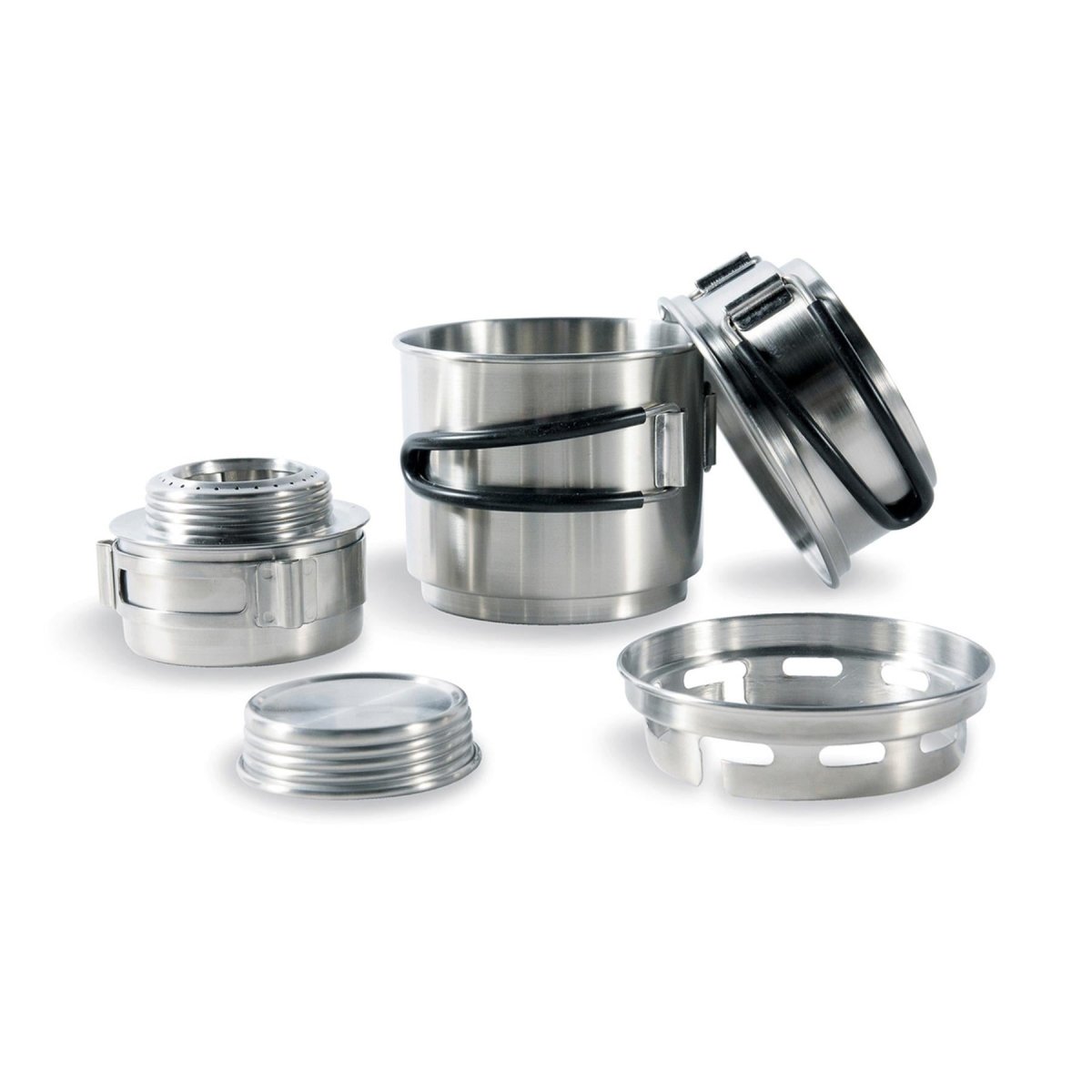 Tatonka Burner Burner Studio Imposta kit di cottura da esterno in acciaio inossidabile