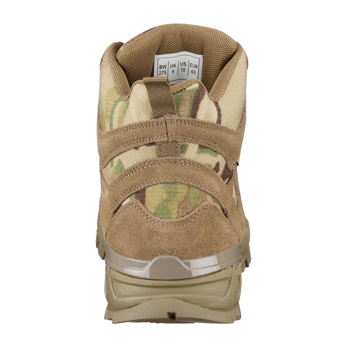 Stivali con zippato con zipping di teesar Squad Multicam Calzatura da combattimento da trekking da combattimento