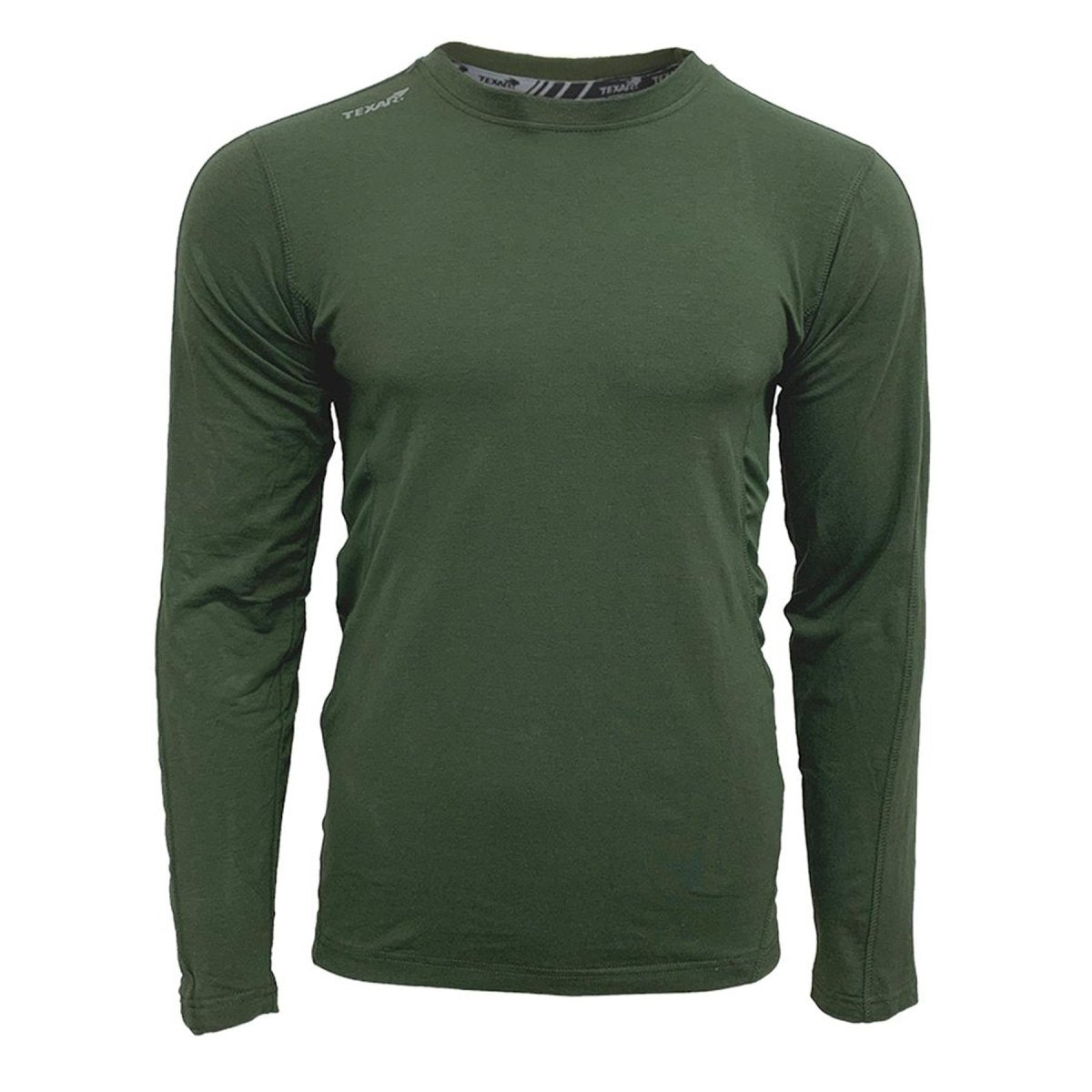 Texar wear ha indossato la biancheria da base di base a base di campo a maniche lunghe