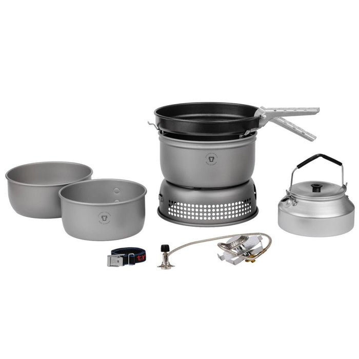 Set fornello compatto Trangia da 1,75 litri in alluminio anodizzato duro leggero - GoMilitar