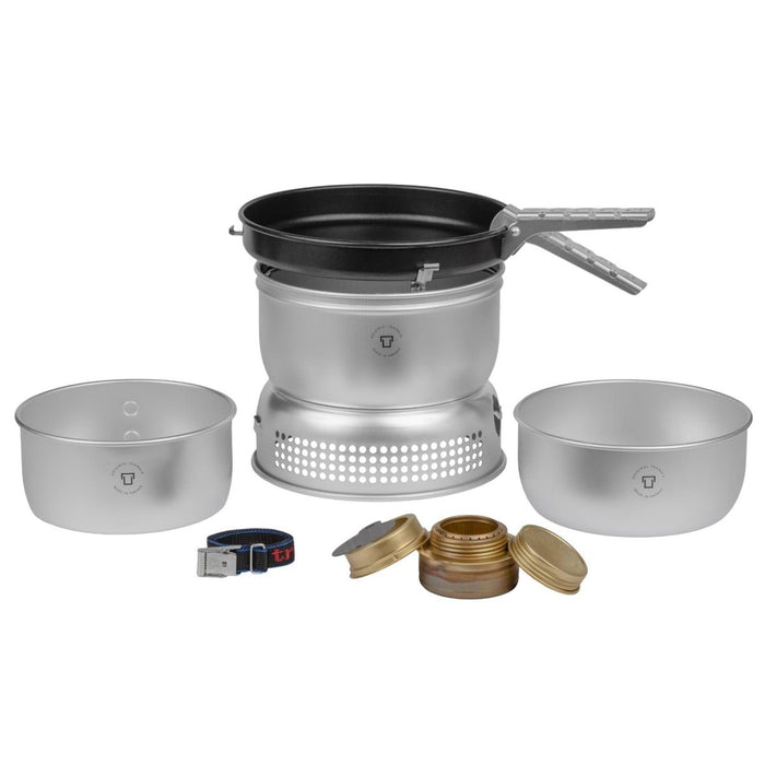 Trangia set fornello da cucina padella in alluminio parabrezza bruciatore a benzina zaino in spalla - GoMilitar