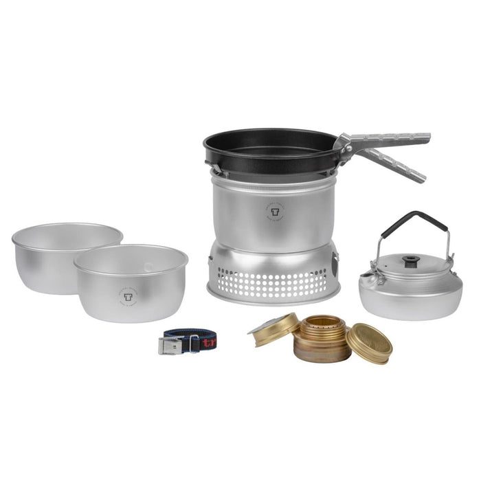 Trangia set fornello ultraleggero in alluminio da trekking kit bruciatore cucina zaino in spalla - GoMilitar