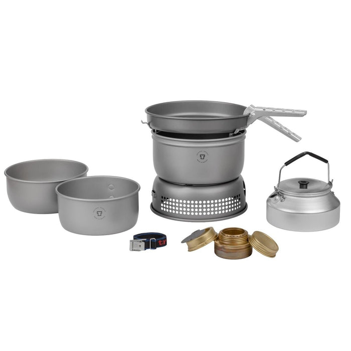 Trangia set da cucina compatto in alluminio leggero per cucinare pentole da campeggio all'aperto - GoMilitar