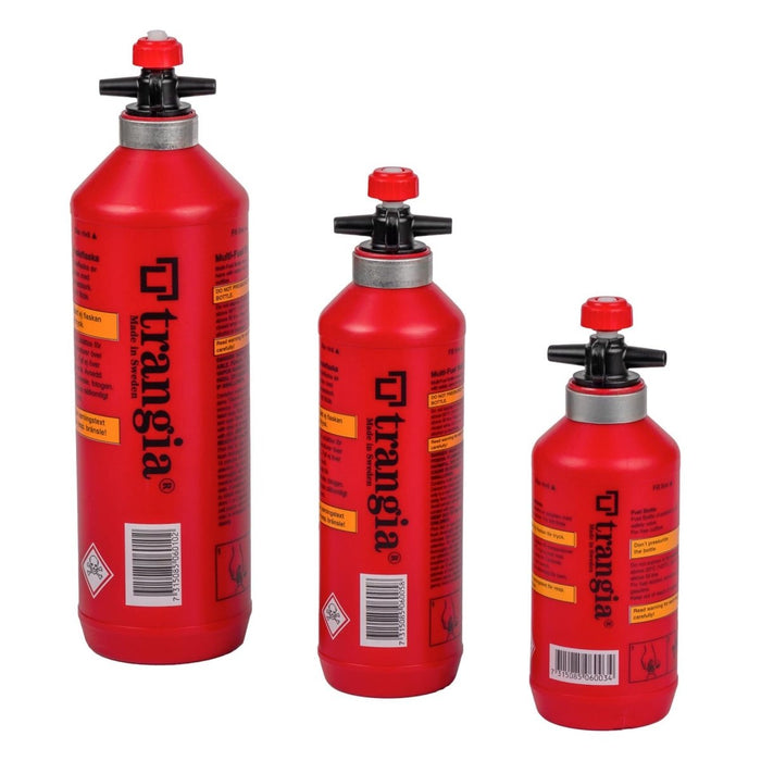 Trangia bottiglia per carburante liquido bruciatore benzina fiaschetta in polietilene da campeggio esterno Rosso - GoMilitar