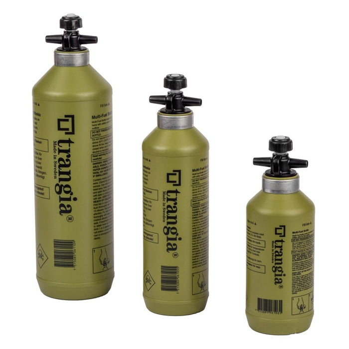 Trangia bottiglia per carburante liquido bruciatore a benzina borraccia in polietilene da escursionismo all'aperto Oliva - GoMilitar