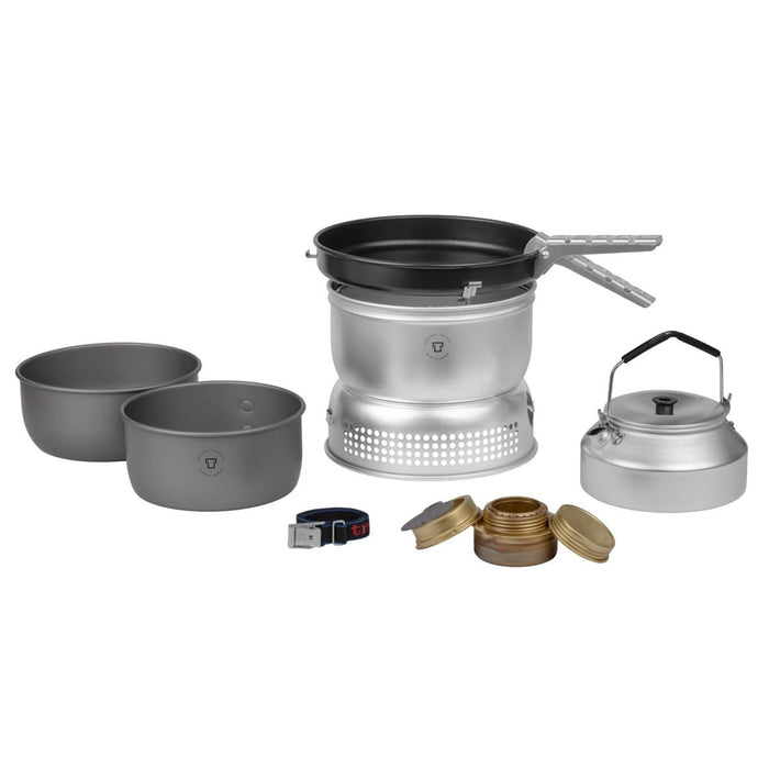 Kit bruciatore benzina Trangia a combustibile liquido set fornello in alluminio anodizzato duro compatto - GoMilitar