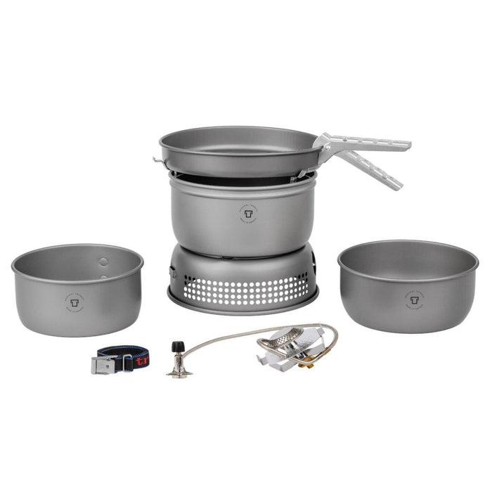 Set di pentole da esterno Trangia da campeggio leggero in alluminio anodizzato duro - GoMilitar