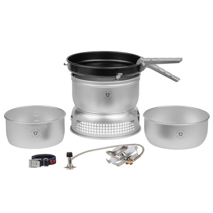 Set fornello Trangia Pentola da 1,75 L Kit da cucina per escursionismo all'aperto ultraleggero in alluminio - GoMilitar