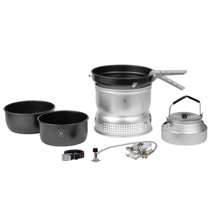 Trangia set fornelli cottura outdoor kit compatto padelle antiaderenti in alluminio bollitore pentola - GoMilitar