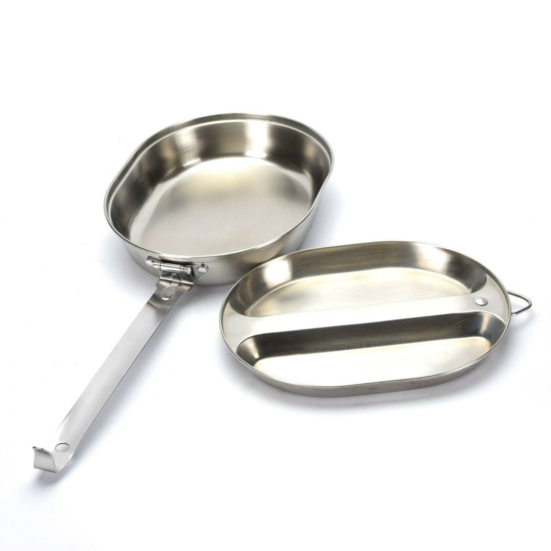 US Army Mess Kit in acciaio inossidabile in acciaio militare Messici in stile US Style Eating Utensils Nuovo