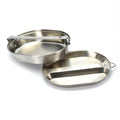 US Army Mess Kit in acciaio inossidabile in acciaio militare Messici in stile US Style Eating Utensils Nuovo