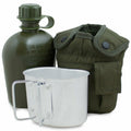 Bottiglia d'acqua in stile esercito americano M1 bottiglia d'acqua con coppa e alice clips militari statunitensi
