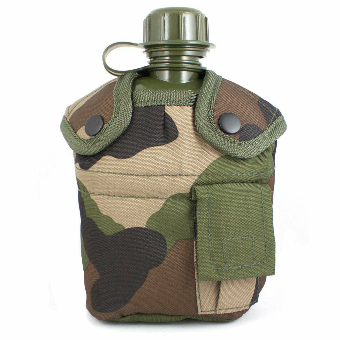 Bottiglia d'acqua in stile esercito americano M1 bottiglia d'acqua con coppa e alice clips militari statunitensi