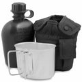 Bottiglia d'acqua in stile esercito americano M1 bottiglia d'acqua con coppa e alice clips militari statunitensi