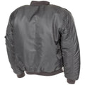 Giacca in stile militare statunitense MA1 Air Forces Truppe Bomber Urban Grey Neffroop Puffer