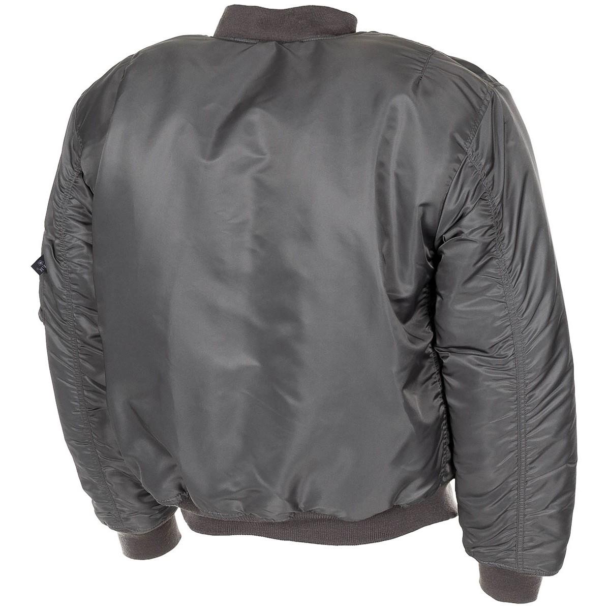 Giacca in stile militare statunitense MA1 Air Forces Truppe Bomber Urban Grey Neffroop Puffer