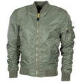 Bomber per giacca militare statunitense MA1 Olive Air Forze Equipa