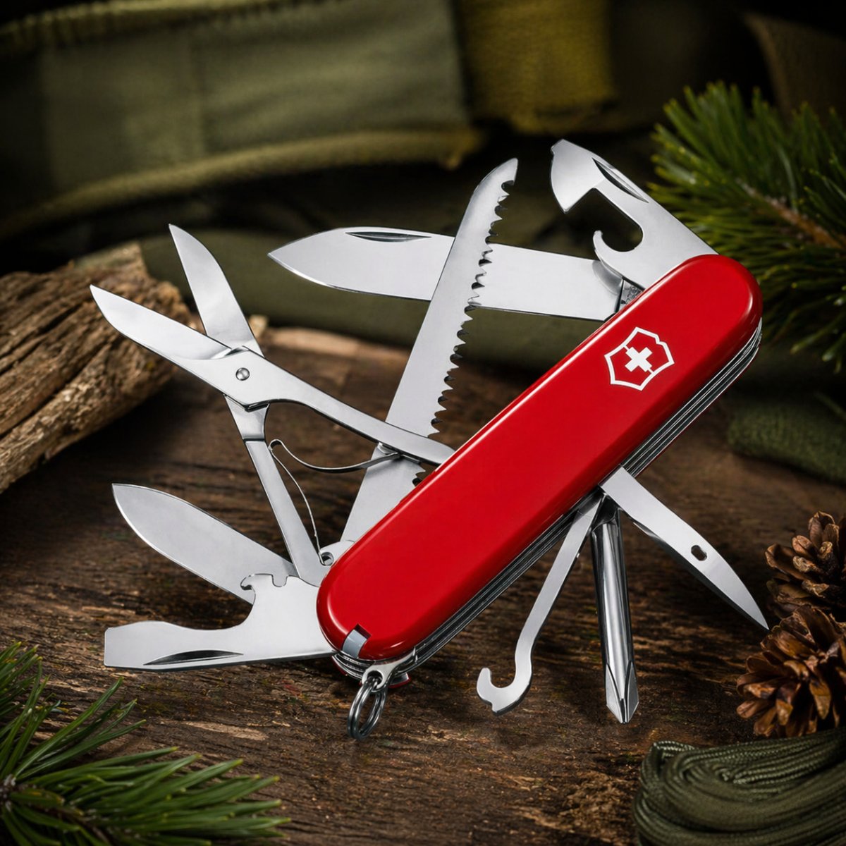 Victorinox Fieldmaster Coltellino svizzero 91 mm Multiutensile 15 funzioni Rosso