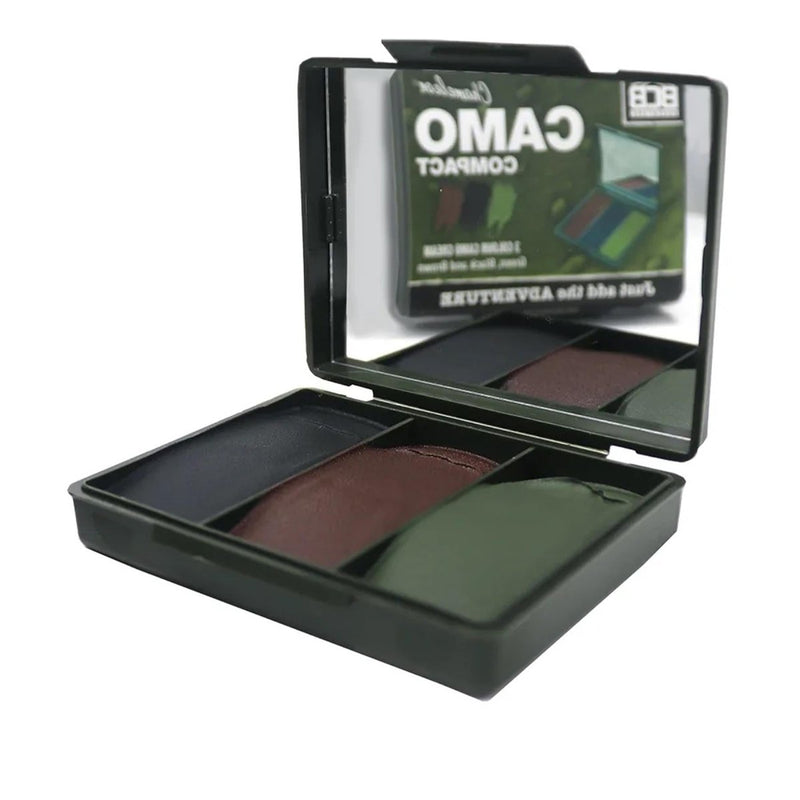 BCB Army face camouflage 3 color cream make-up paint compact size easily clean